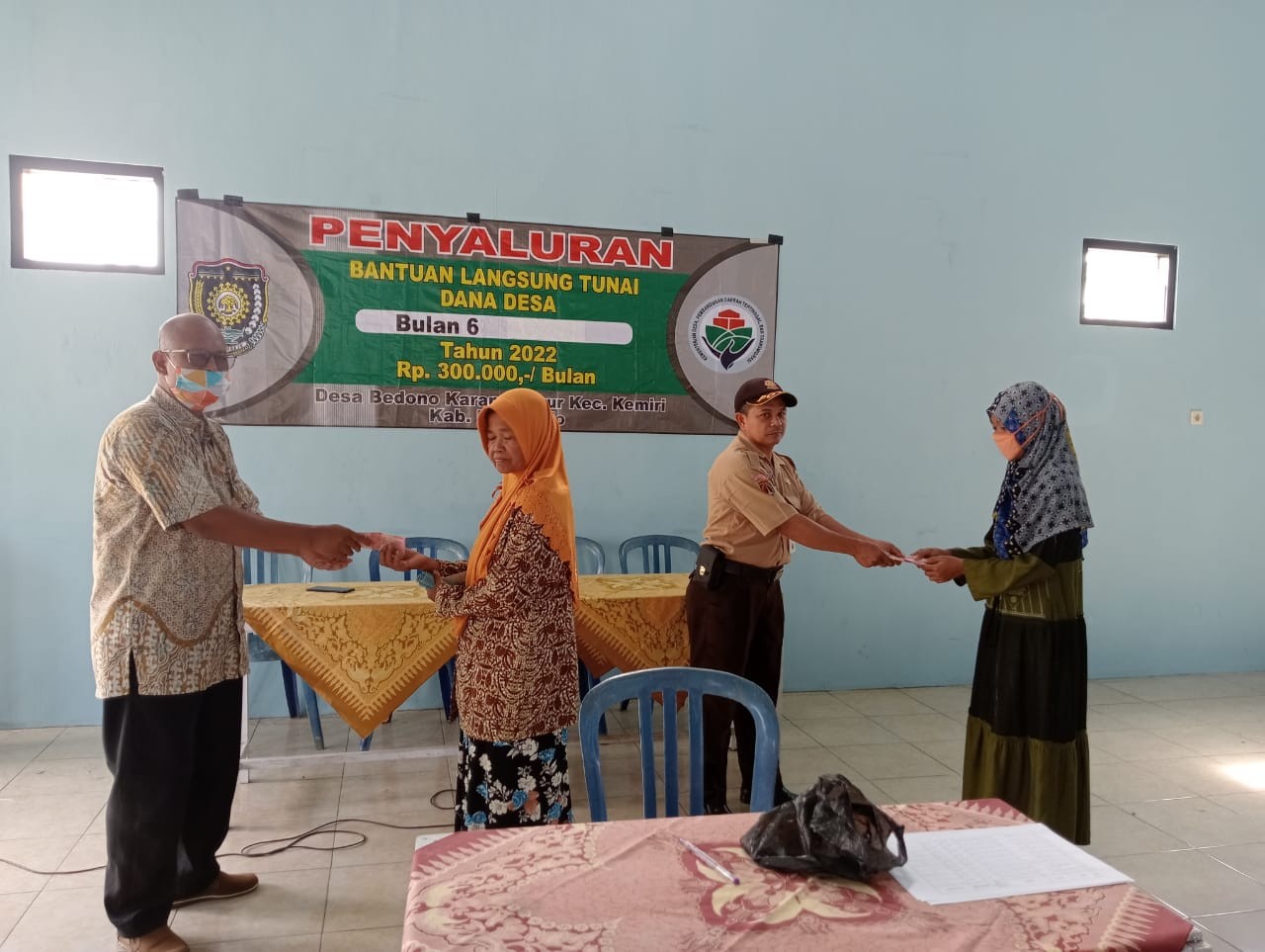 Monev penyaluran BLT DD Desa Bedono Karang Duwur