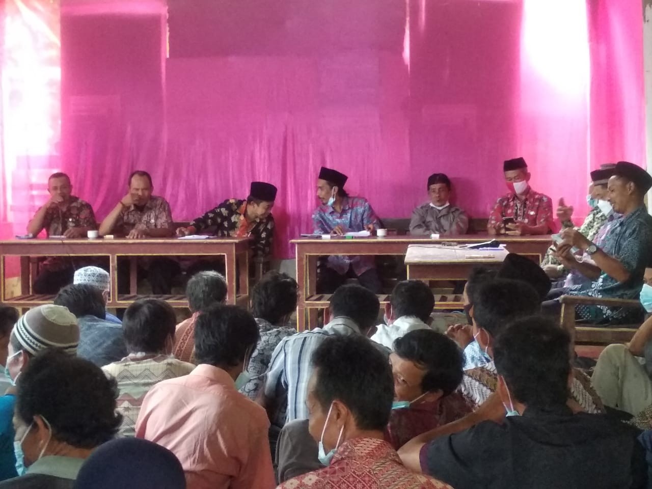 Musdus Desa Kedung Pomahan Kulon dalam rangka Pilkades Antar Waktu 2021 