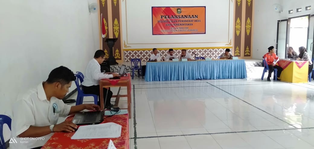 Seleksi Pengisian Perangkat Desa Kemiri Lor