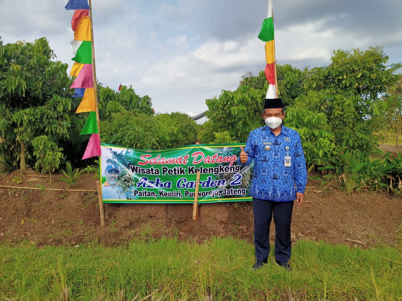 Monitoring ke Tempat Wisata Petik Kelengkeng Desa Paitan Kecamatan Kemiri