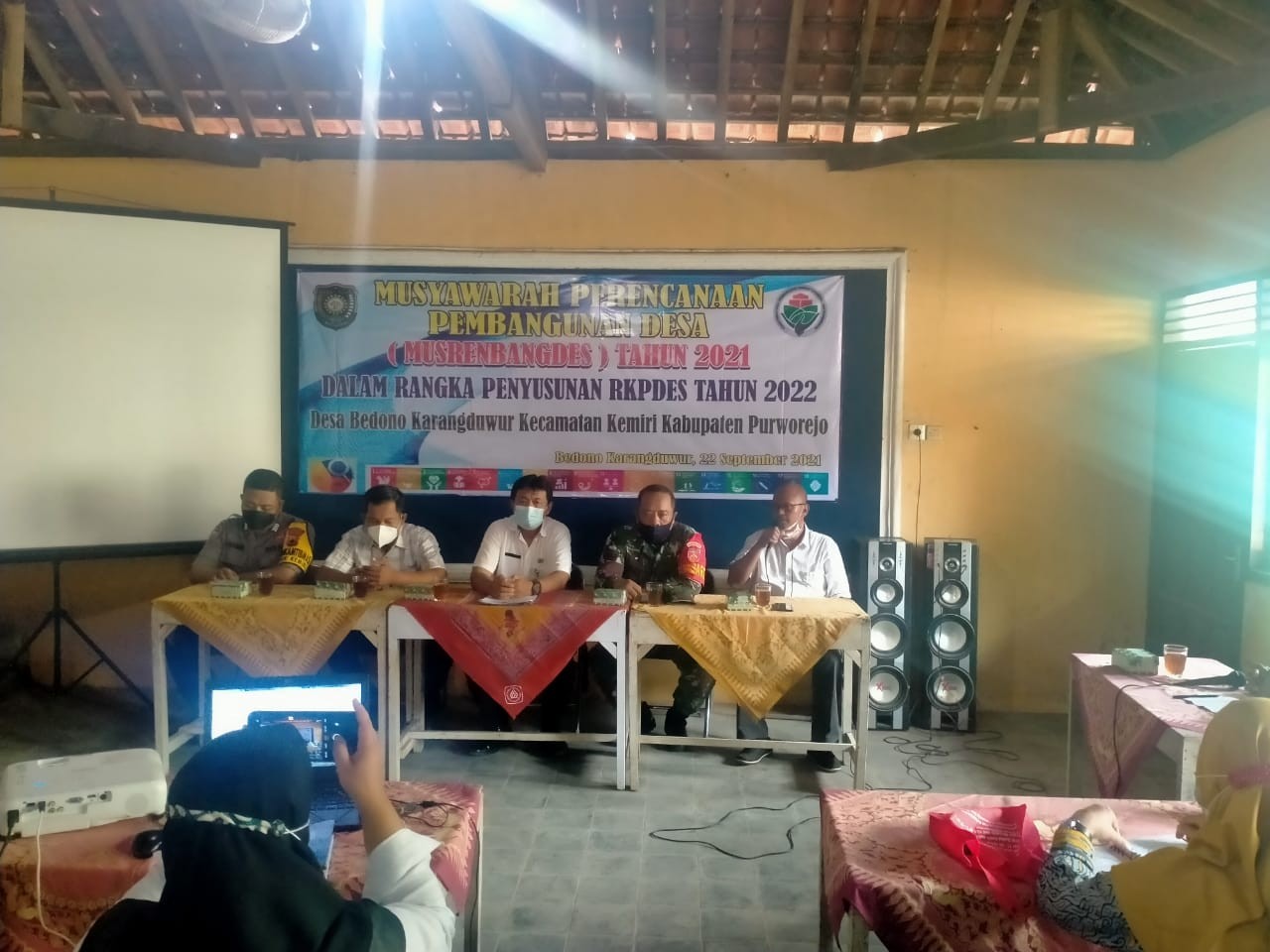 Musrenbangdes RKPDes Bedono Karang Duwur tahun 2021 untuk TA 2022