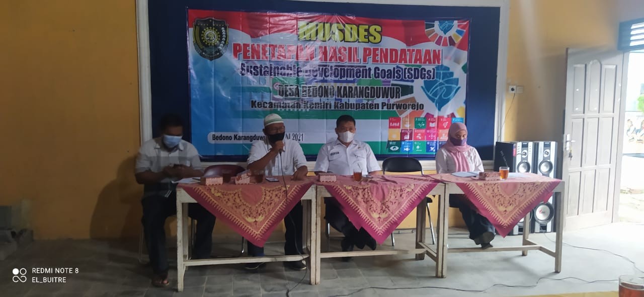 Musdes SDGs Desa Bedono Karang Duwur 