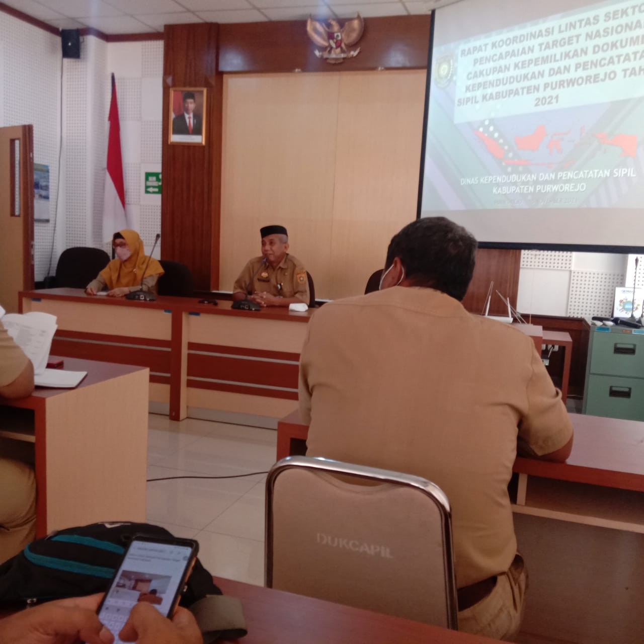 Rapat Koordinasi Linsek Disdukcapil Kab Purworejo 