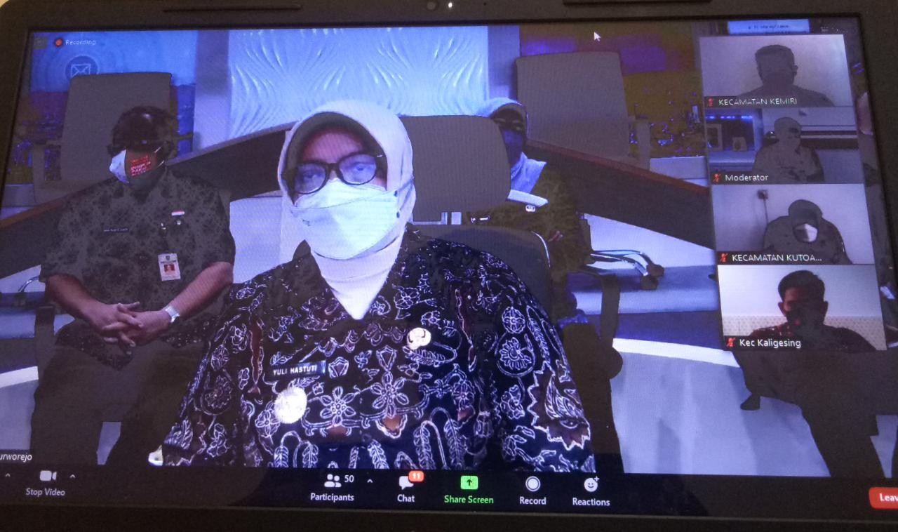 Rapat Pimpinan Triwulan II Tahun 2021 Kabupaten Purworejo