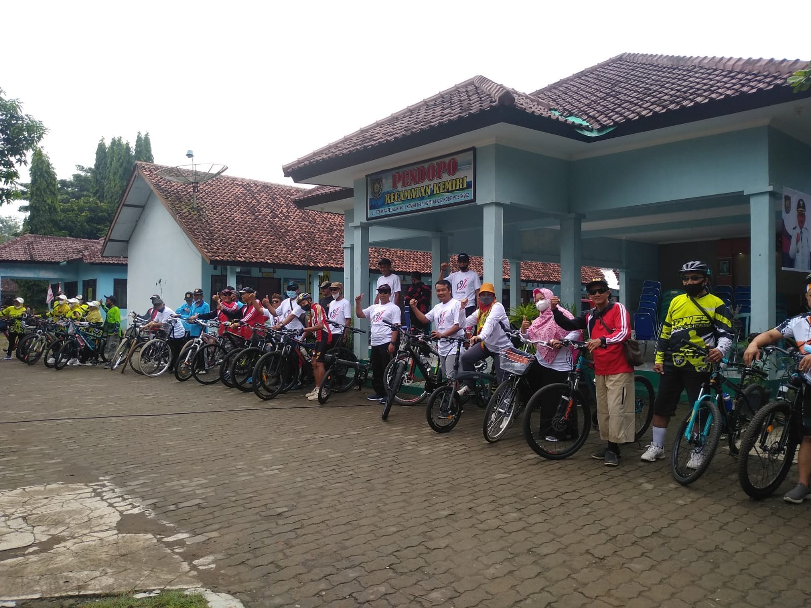 Gowes bareng dalam rangka memeriahkan Peringatan Hari Jadi ke 191 Kabupaten Purworejo 